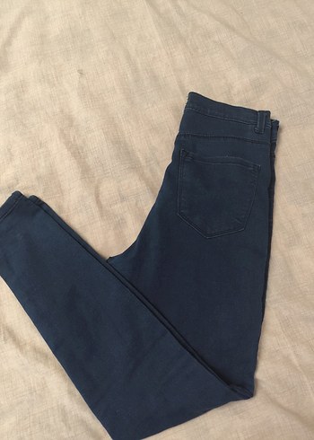 Lacivert Kadın Denim Pantolon - Görsel 3