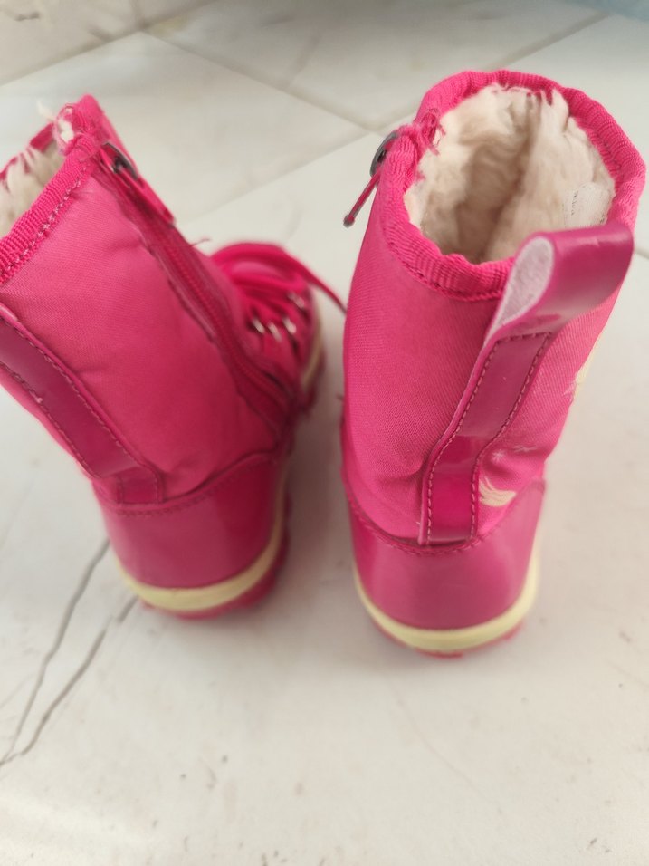 Pembe Kürklü Kız Çizmesi - Görsel 2