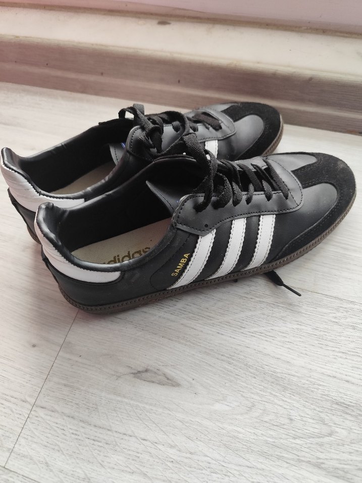 Siyah Beyaz Bağcıklı erkek Spor Ayakkabı - Görsel 2