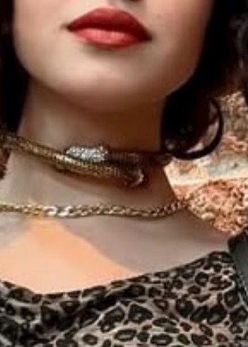 Y2k yılan dolamalı bileklik armcuff yılan kolye - Görsel 2