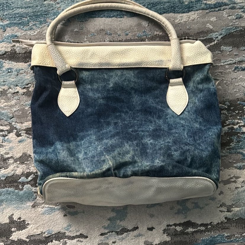 Y2k grunge kol çantası kot çanta kot kol çantası - Görsel 3