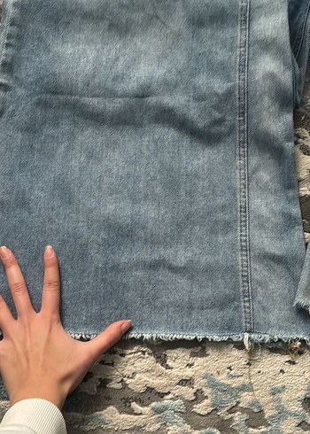 Y2k vintage flare jean bol paça pantolon ispanyol kot pantolon - Görsel 3