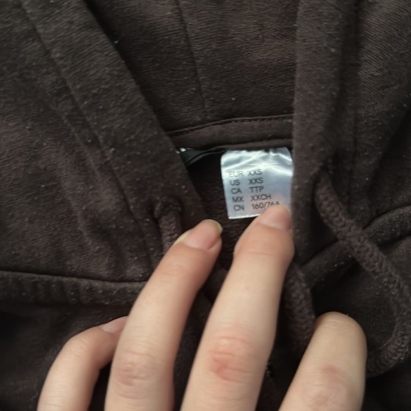 Y2k grunge hırka kahverengi goth hırka - Görsel 3