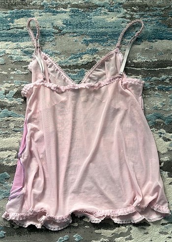 Playboy y2k babydoll askılı üst - Görsel 5