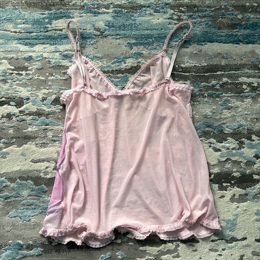 Playboy y2k babydoll askılı üst - Görsel 5