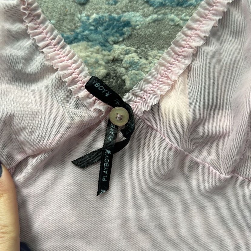 Playboy y2k babydoll askılı üst - Görsel 4