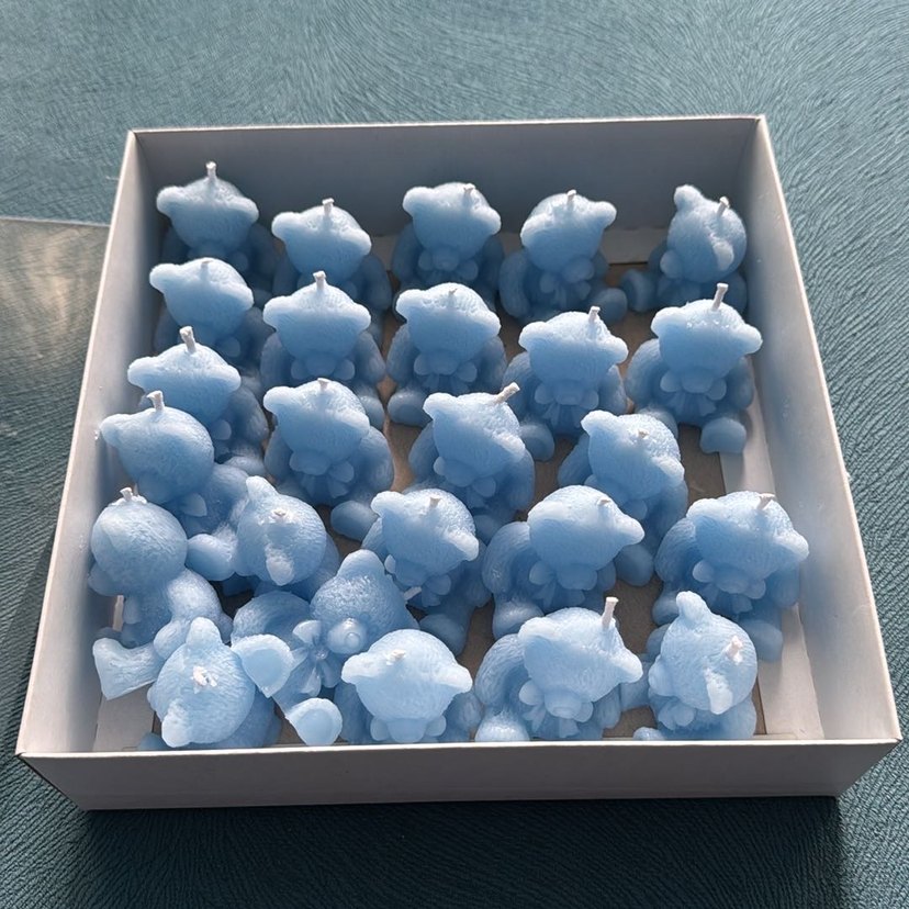 Ayıcık mum hediyelik mum - Görsel 2