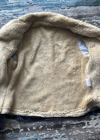 Mavi Denim Kürklü kot Ceket y2k kürklü kot ceket - Görsel 5