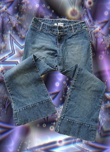 Y2k düşük bel pantolon mango pantolon