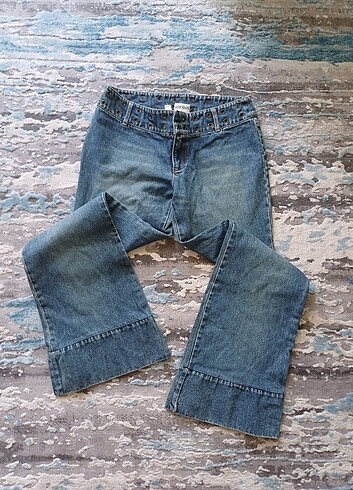 Mango Y2k düşük bel pantolon mango pantolon