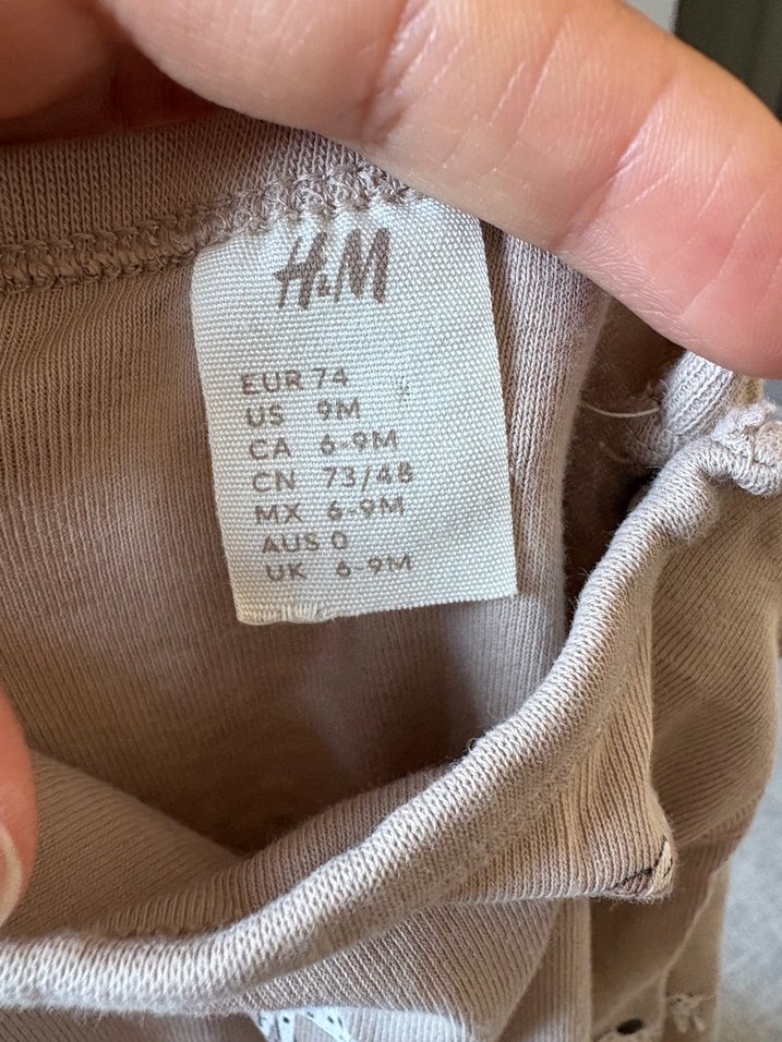 Uzun Kollu Gri Bebek Body Köpek Desenli - Görsel 2