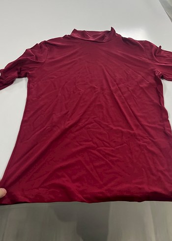 Bordo Uzun Kollu parmak detaylı body - Görsel 4