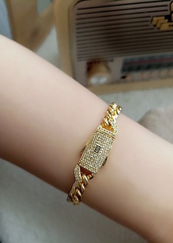 22 Ayar Altın kaplama Vip Gurmet Bileklik - Görsel 4