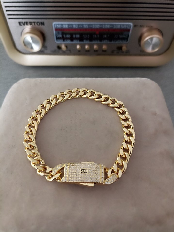 22 Ayar Altın kaplama Vip Gurmet Bileklik - Görsel 2