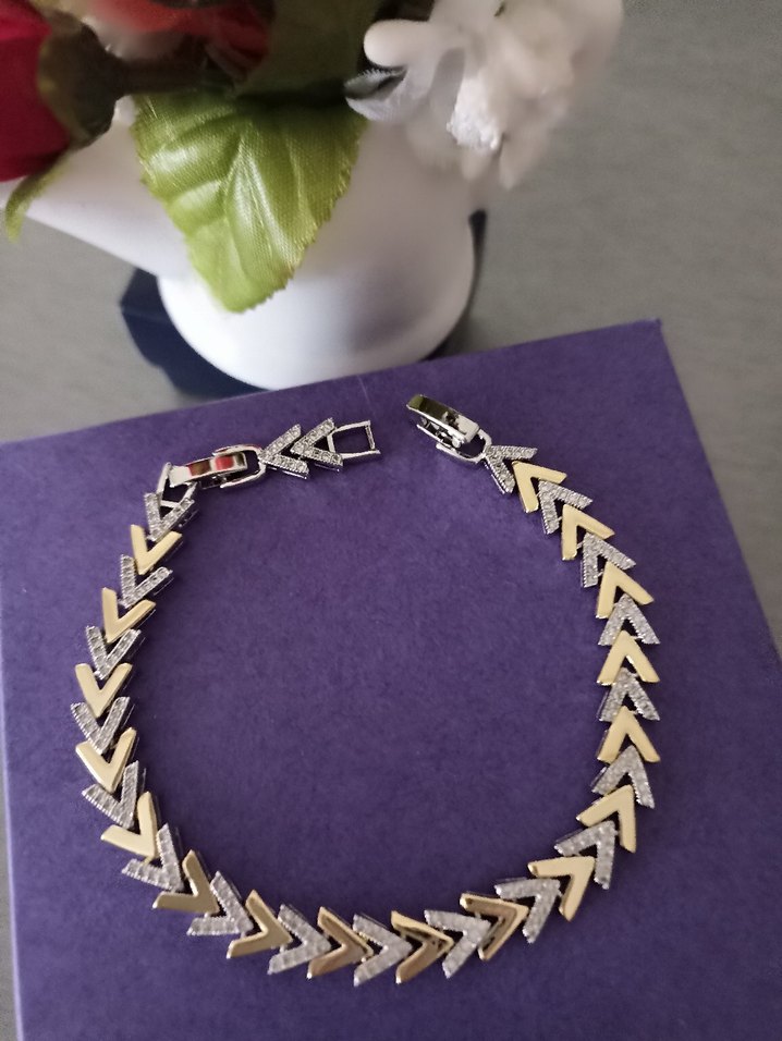 14 Ayar Altın kaplama Vip Bileklik - Görsel 3