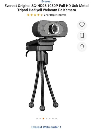 Everest Full HD USB Webcam