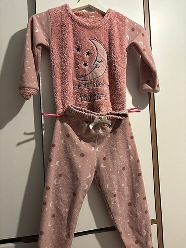 Kız çocuk pijama takımı kalın
