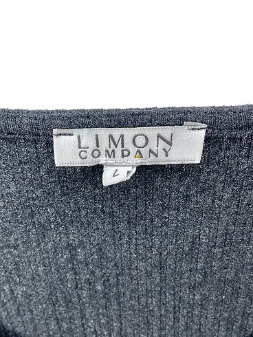 l Beden gri Renk Limon Company Uzun Elbise %70 İndirimli.