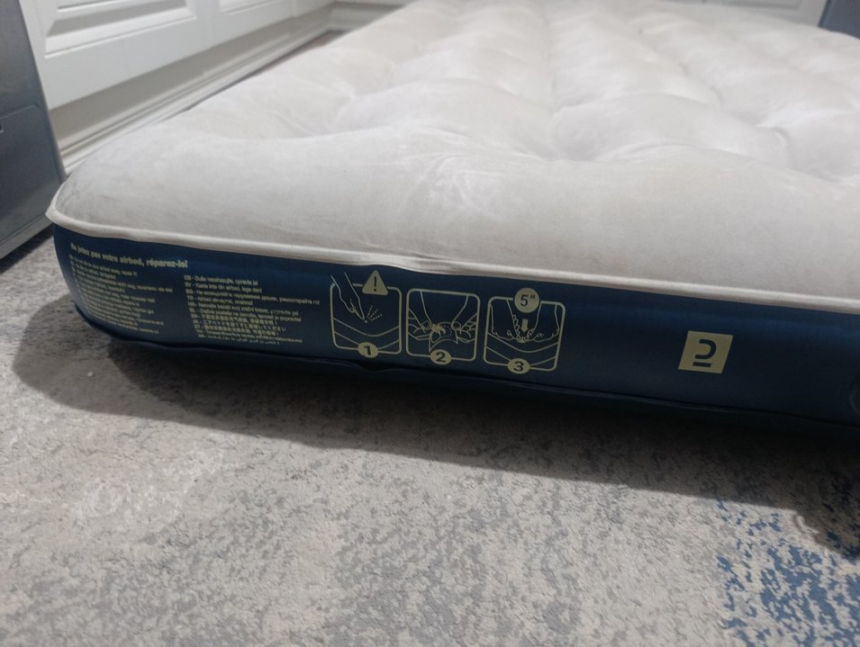 QUECHUA Şişme Kamp Matı 2 Kişilik 190x120 cm - Görsel 5