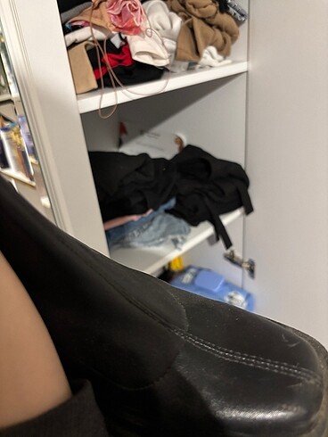 36 Beden siyah Renk bershka platform bot