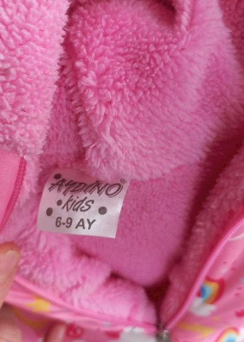 Pembe Unicorn Desenli Bebek Tulumu - Görsel 4