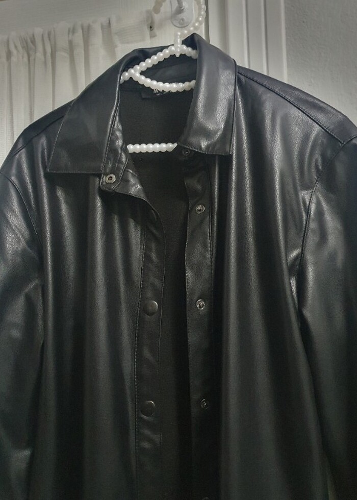 Defacto deri gömlek  - Görsel 4