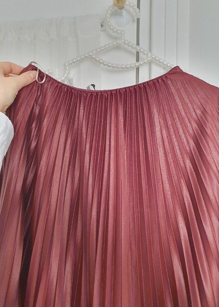 Deri görünümlü etek - Görsel 3