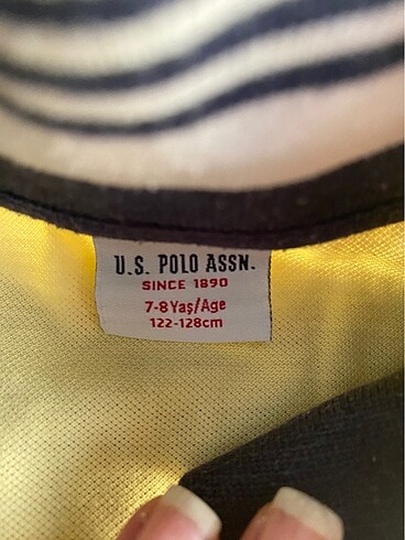 8 Yaş Beden kırmızı Renk U.s polo T-shirts ler ve şort civil 3 parça ürün