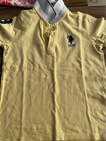8 Yaş Beden U.s polo T-shirts ler ve şort civil 3 parça ürün