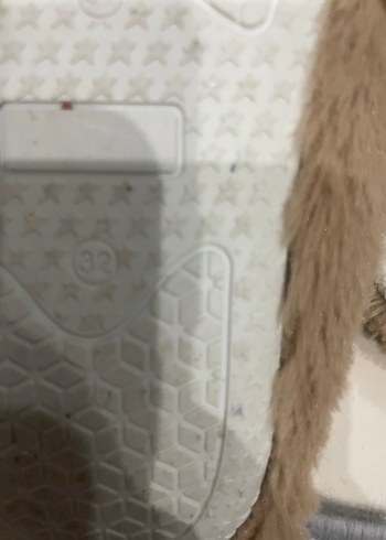 Kız Çocuk Kahverengi Peluş Ev Terliği - Görsel 3