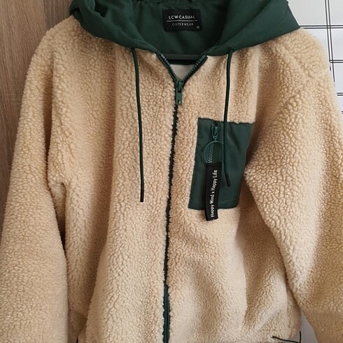 Zara model peluş mont