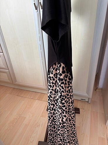 Leopar desen elbise - Görsel 5