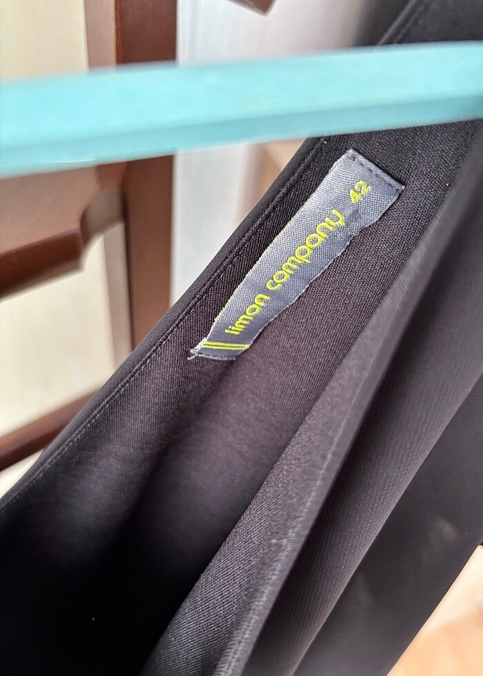 Siyah Şifon Elbise - Görsel 2