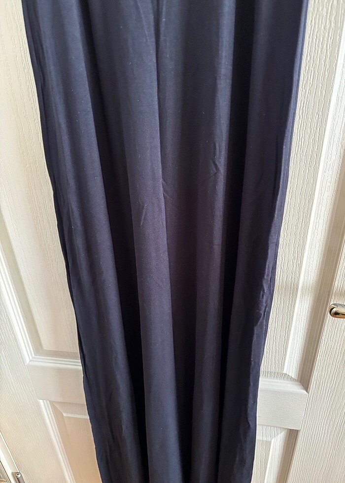 Siyah Volanlı Elbise S beden - Görsel 5