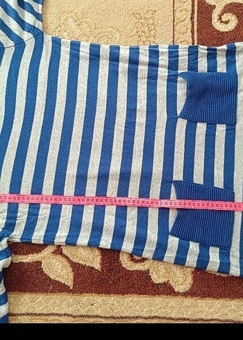 Mavi ve Gri Çizgili tunik - Görsel 9