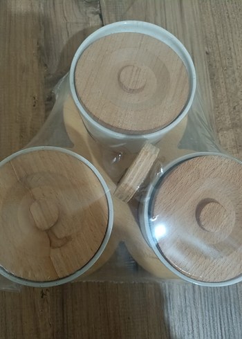 Egehome 3'lü Seramik Baharatlık Seti - Görsel 3