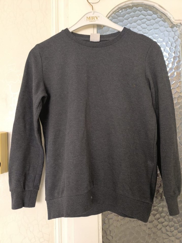 Gri Erkek Çocuk kazak - Görsel 2