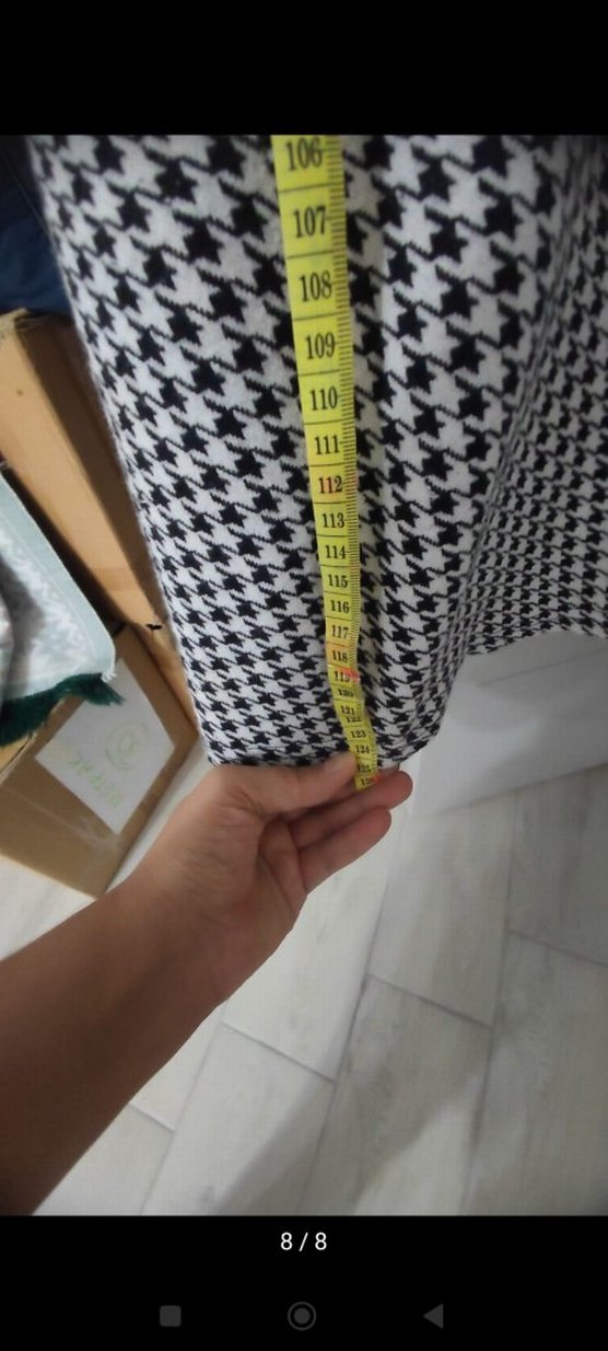 Kaz ayağı uzun elbise - Görsel 4