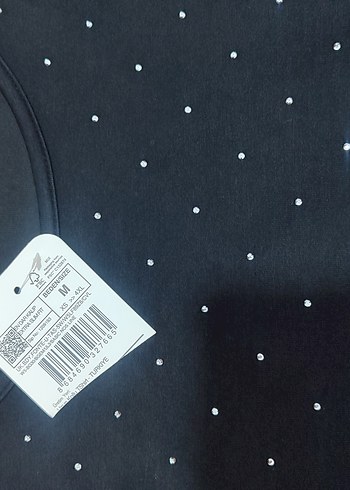 taşlı Siyah Balıkçı Yaka Kazak - Görsel 3