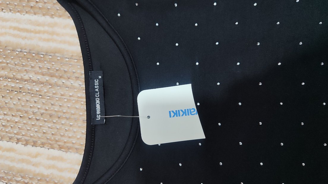 taşlı Siyah Balıkçı Yaka Kazak - Görsel 2