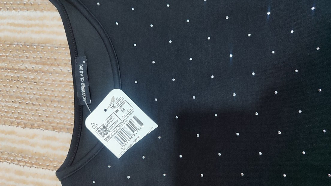 taşlı Siyah Balıkçı Yaka Kazak - Görsel 3