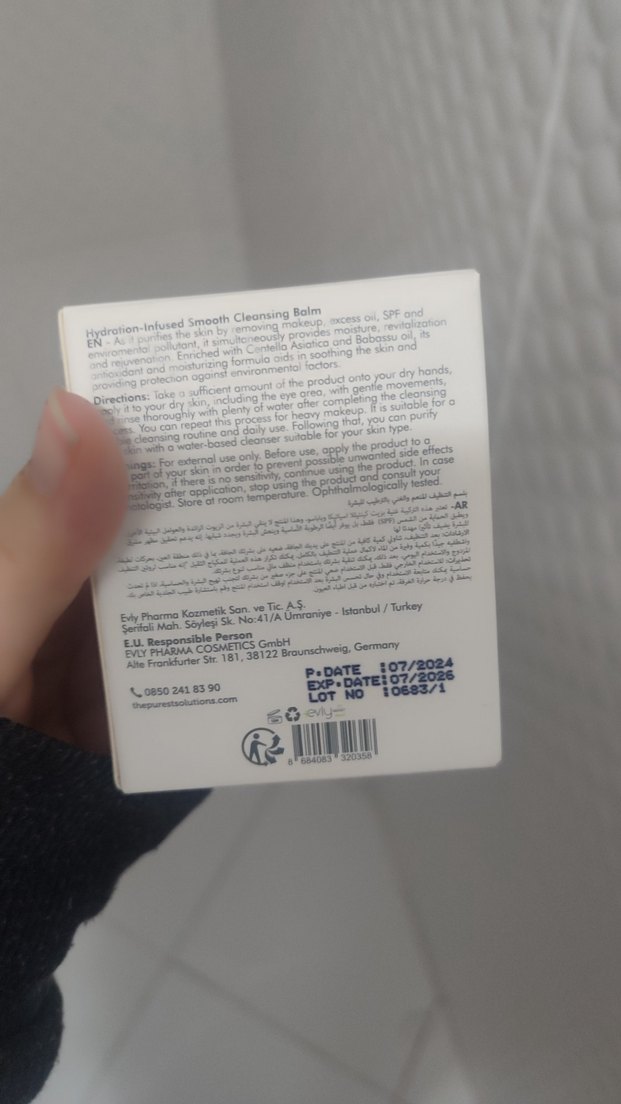 The Purest Solutions Nemlendirici Temizleyici Balm - Görsel 2