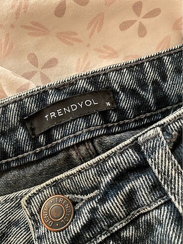 36 Beden lacivert Renk Mom jean