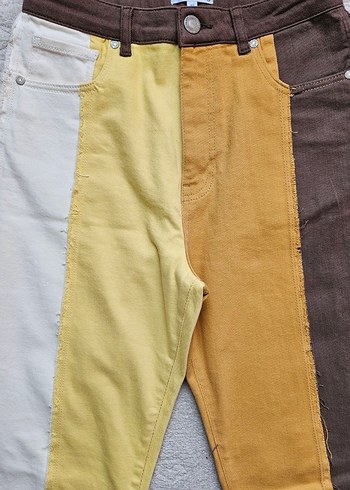 Renk Bloklu Örme Kadın Atlet - Görsel 5