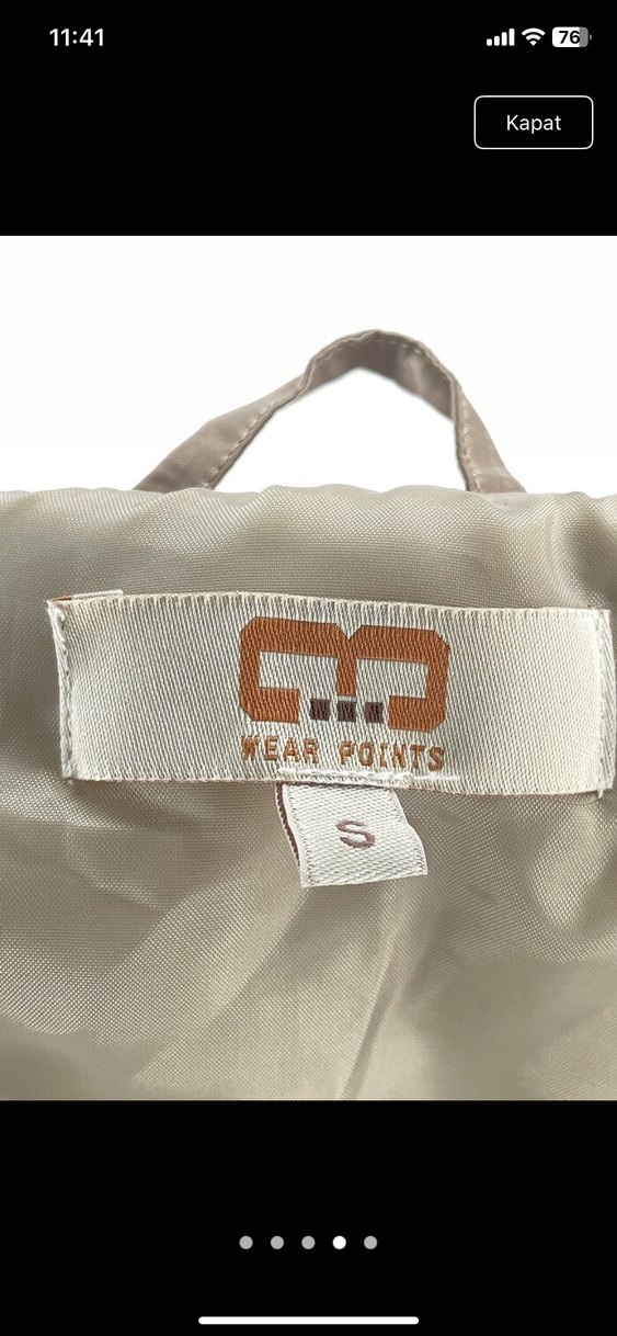 Gri Rahat Kesim Fermuarlı Kadın Ceket - Görsel 4