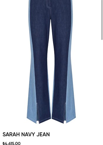 Gisele Lacivert Denim Yelek - Görsel 4