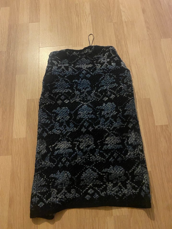 Bohem Tarzı Yılan Desenli Uzun Hırka - Görsel 5