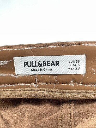 38 Beden kahverengi Renk Pull and Bear Skinny %70 İndirimli.