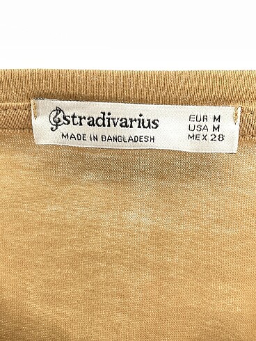 m Beden camel Renk Stradivarius Bluz %70 İndirimli.