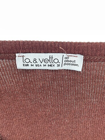 m Beden kahverengi Renk Diğer T-shirt %70 İndirimli.